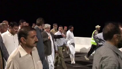 Sindh CM SYED MURAD ALI SHAH visit toll tax post at Makli Byepass (7 Dec 2016)