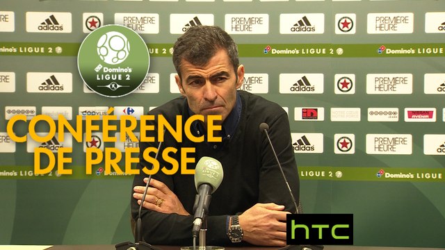 Conférence de presse Red Star FC - Valenciennes FC (2-2) : Rui ALMEIDA (RED) - Faruk HADZIBEGIC (VAFC) - 2016/2017