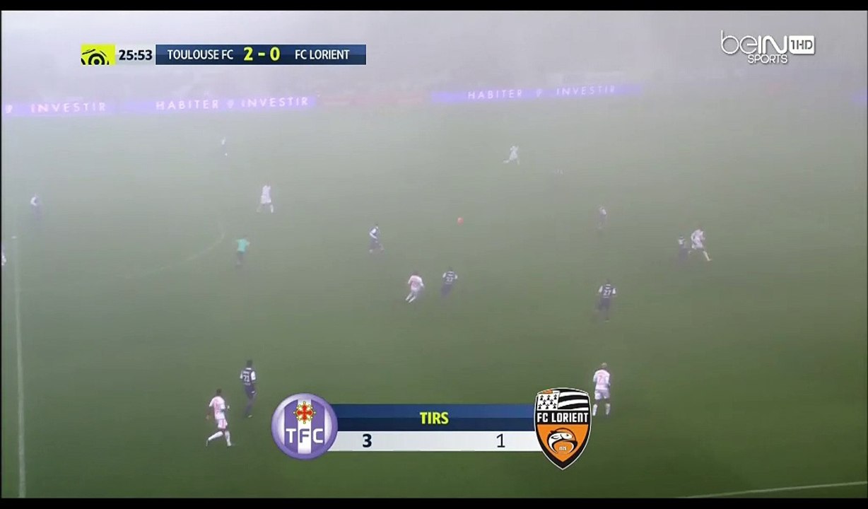 Bejamin Moukandjo Goal HD - Toulouse 2-1 Lorient  - 10.12.2016