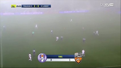 Bejamin Moukandjo Goal HD - Toulouse 2-1 Lorient  - 10.12.2016