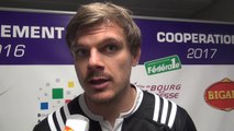 Rugby Fédérale 1 - Albin Louchard réagit après USB - Limoges