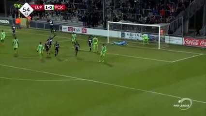 Eupen - Sporting Charleroi 2-2. ALL GOALS. Jupiler League 10⁄12⁄2016