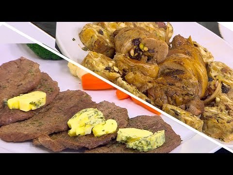 ديك رومي محشي - ستيك مع الخضار ووصفات اخرى | الشيف حلقة كاملة