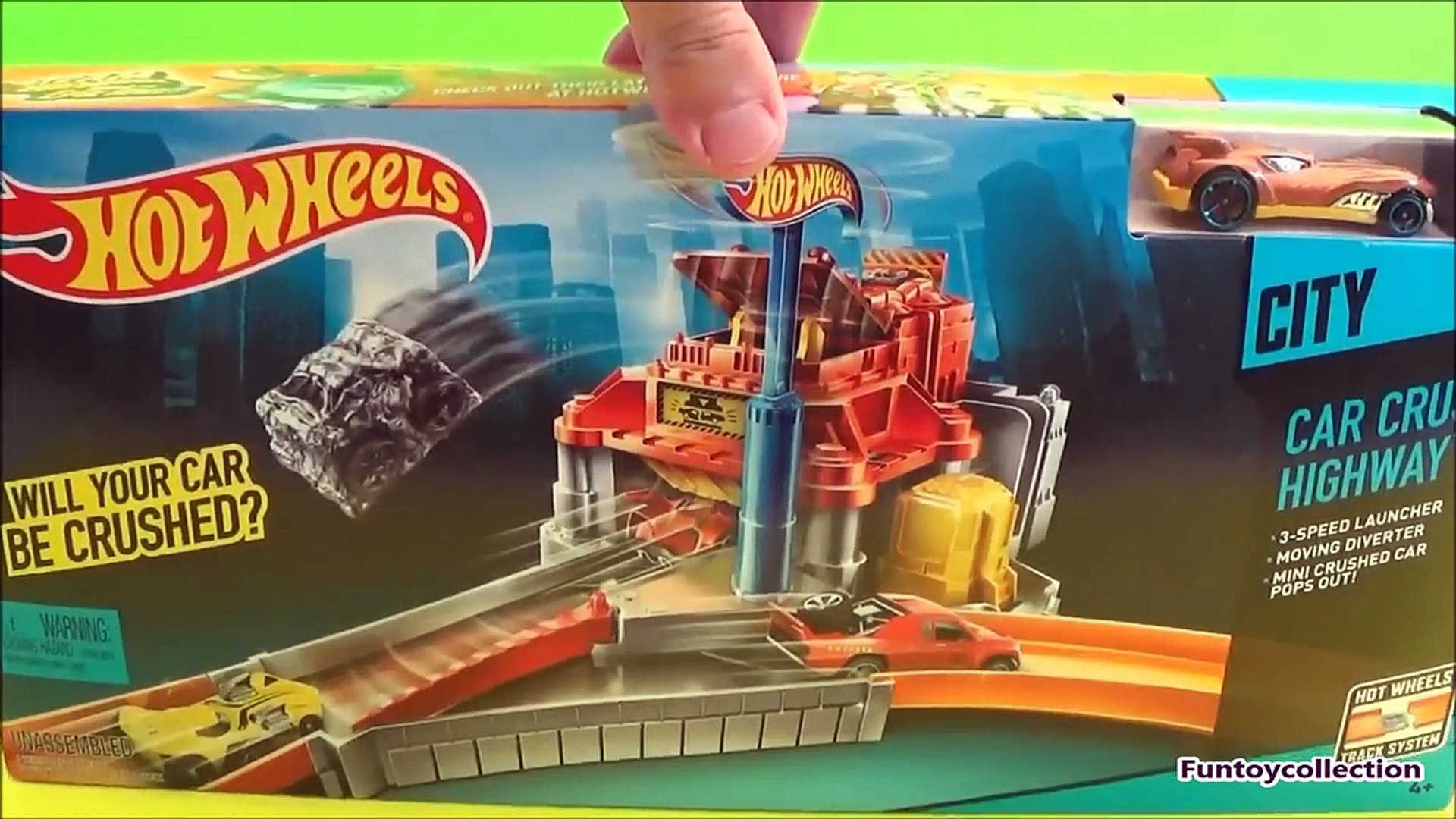 hot wheels city car crusher