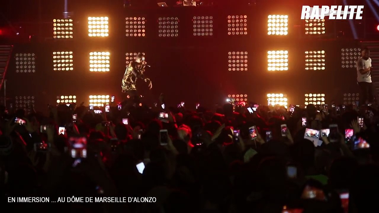 Alonzo - en immersion à son concert au Dôme avec Soprano, Jul, Black M, L'Algérino, Elams ...