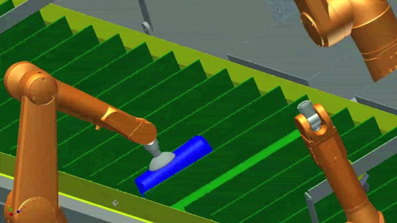 Municipal waste processing center simulation