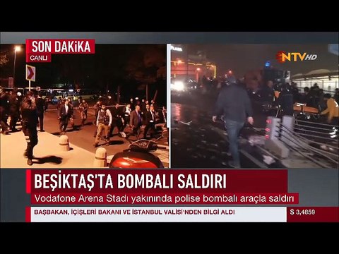 Vodafone Arena Stadı Yanında 2 Bombalı saldırı işte ilk görüntüler