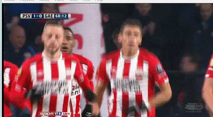 de Jong GOAL (1:0) PSV vs G.A Eagles