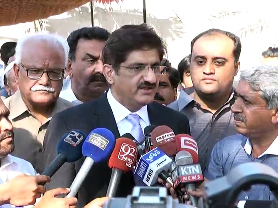 CM Sindh SYED MURAD ALI SHAH offers Condolence for Umer Jat....Sot 2 08th Dec 2016 Thursday