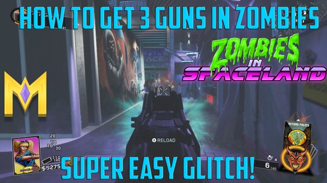 CoD Infinite Warfare Zombie Glitches - 3 Guns In Zombies - EASY 3 Gun Glitch