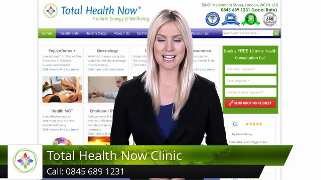 Total Health Now Clinic London Superb 5 Star Review by Joan F.