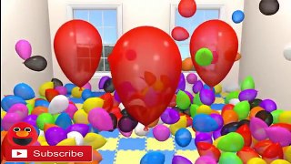 Learn Colors with Surprise Eggs for Kids Toddlers 3D Giant Balloon Colors Surprise Eggs
