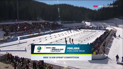 CdM biathlon, sprint H, Pokljuka, 9 déc 2016 (1 sur 2)