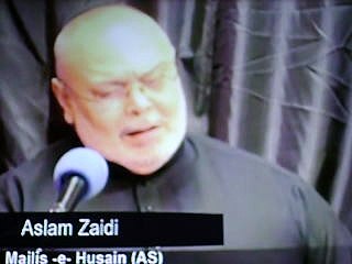 SYED ASLAM MEHDI RECITING SALAM ALMAHDI CENTER NY