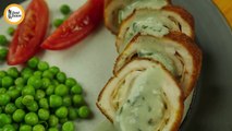 Chicken Cordon Bleu  with Sauce Recipe By Food Fusion