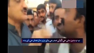 MURAD ALI SHAH FIGHTING ..EXTREMELY ANGRY ON PERSON... prime minister of pakistan murad ali shah