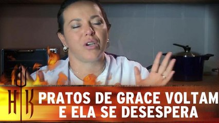 Pratos de Grace voltam e ela se desespera