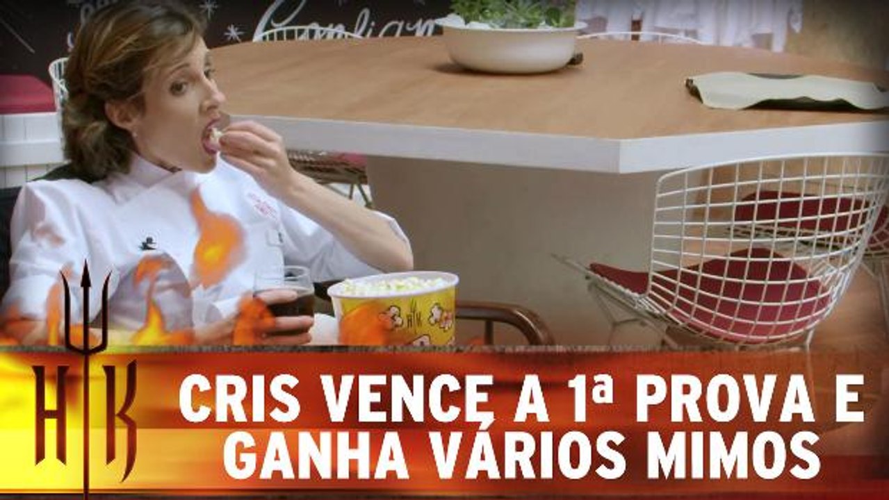 Cris vence a 1ª prova e ganha vários mimos