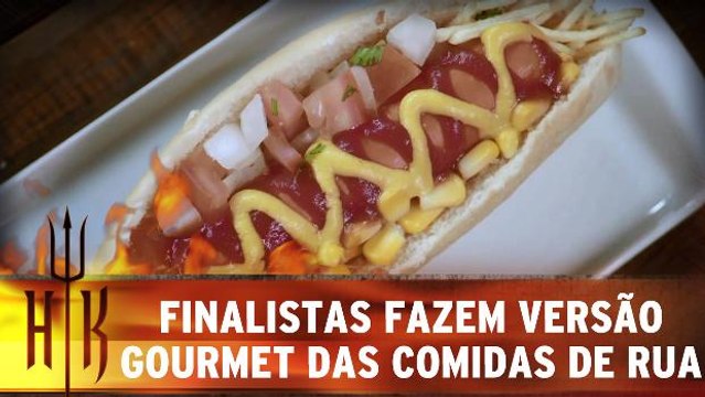 Finalistas fazem versão contemporânea das comidas de rua