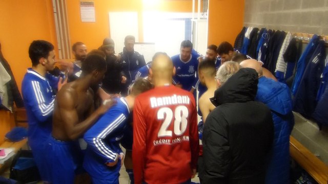GIERES U.S - UGA LYON-DECINES (SENIORS1) 2 - 3 La joie dans les vestiaires après cette victoire !!