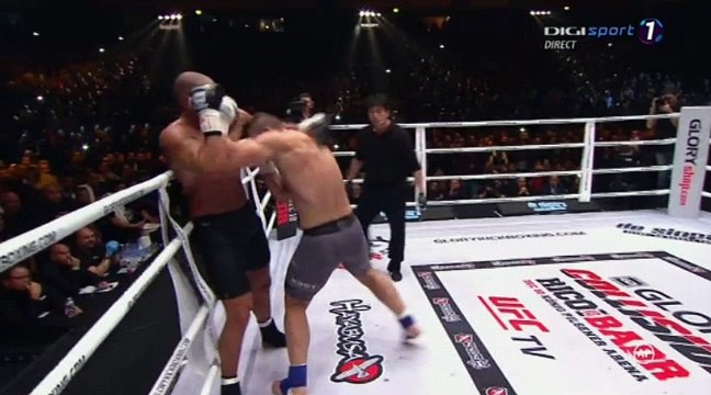 Rico Verhoven Winner By TKO vs Badr Hari (Glory Collision 2016) Round 2