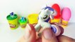 Play Doh SURPRISE EGGS My Little Pony - Surprise Eggs Unboxing - Learn Colors Rainbow Dash