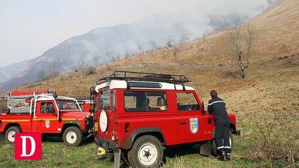 La montagne en feu dans les Hautes-Pyrénées