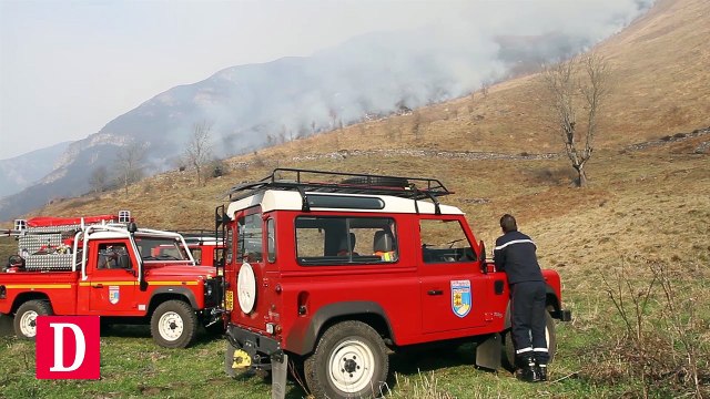 La montagne en feu dans les Hautes-Pyrénées