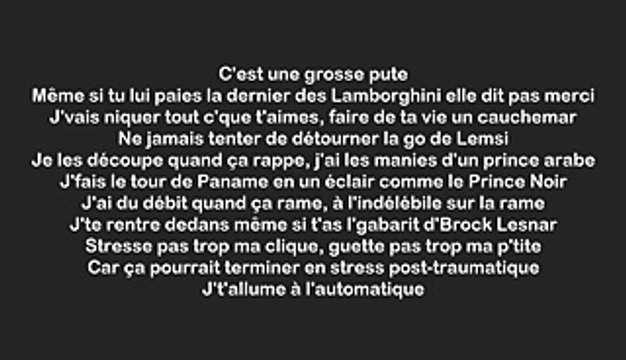 Hayce lemsi - Mercy (Paroles / Lyrics)