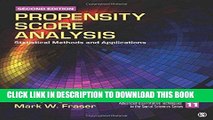 [PDF] Propensity Score Analysis: Statistical Methods and Applications (Advanced Quantitative
