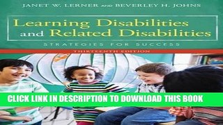 [PDF] Learning Disabilities and Related Disabilities: Strategies for Success Full Collection