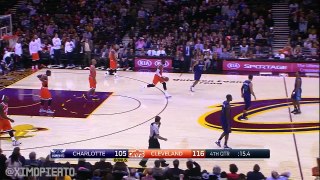 LeBron James Dribbles Out the Clock in Style | Hornets vs Cavaliers | Dec 10 | 2016-17 NBA Season