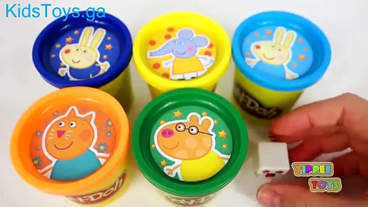 Play Doh Peppa Pig Surprise Eggs Minecraft MLP LPS Thomas Frozen Toys