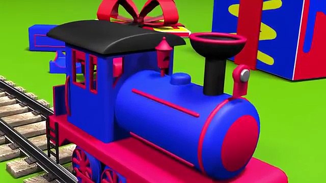 Развивающие мультики про машинки для детей от 3 лет Конструктор собираем паровоз