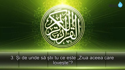 Sura Al-Qari'a, cu traducere in limba romana