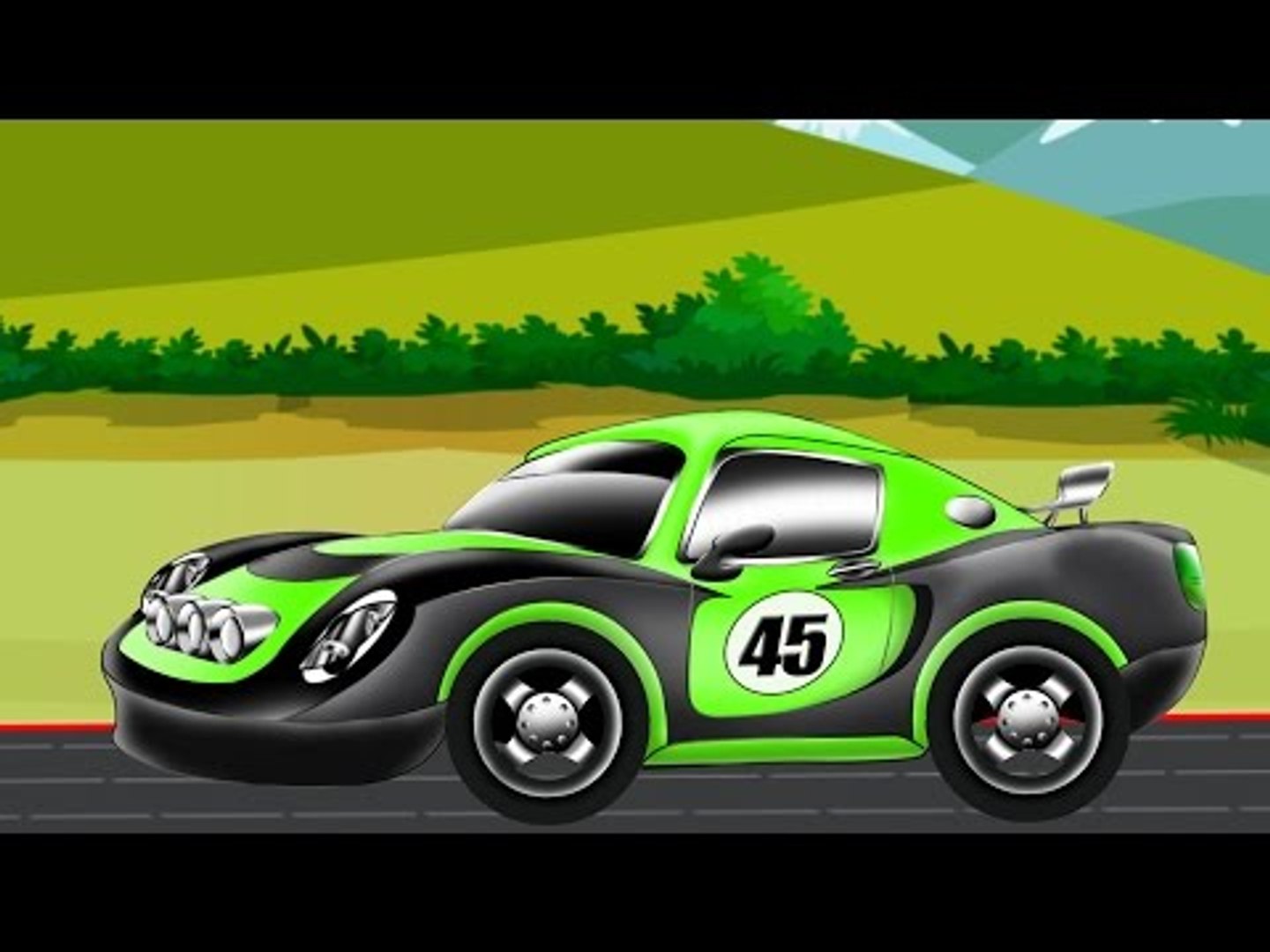 Kids Race Car Cartoons