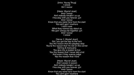 Wyclef Jean- I Swear Ft. Young Thug(Full Lyrics)