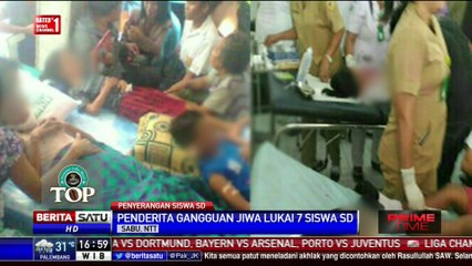 7 Siswa SD Terluka Ditikam Pria Tak Dikenal