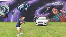 PEOPLE ARE AWESOME (American Sports Edition) - Football & Basketball Trick Shots