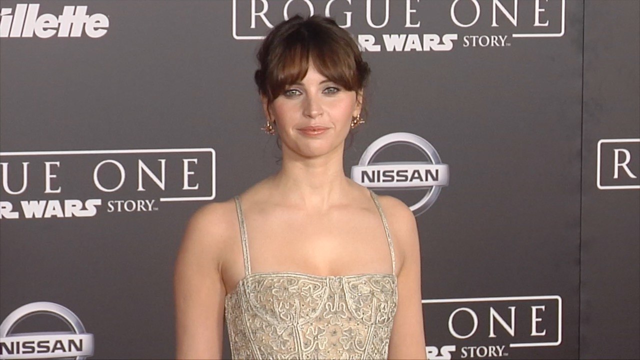 Felicity Jones "Rogue One: A Star Wars Story" World Premiere Red Carpet