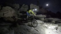 Downhill MTB on Utah's King Kong Trail by Supermoon Light by Red Bull