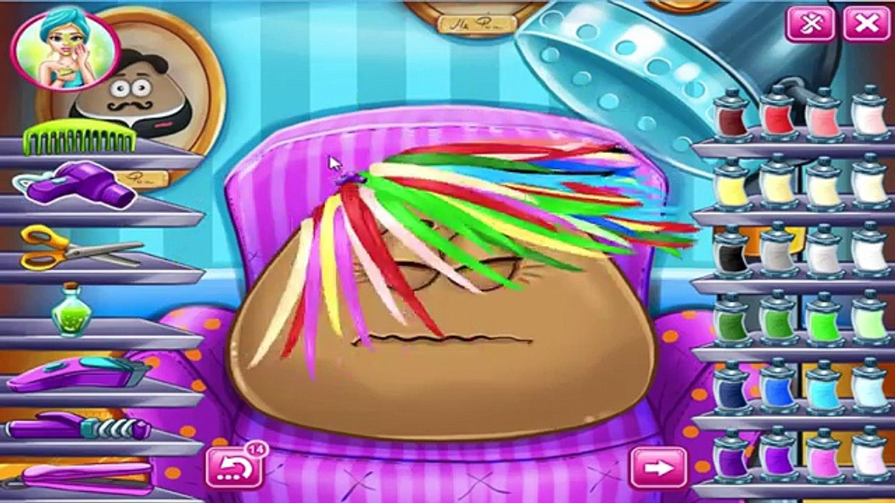 Kinder Spiele - Pou beim Friseur