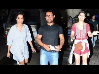 Aamir Khan Takes His Daugthers In Dangal Movie On A Dinner date