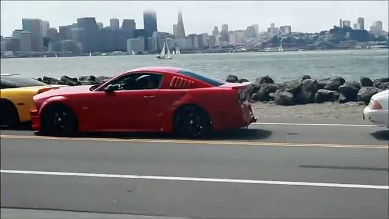 NEW distraction car accident in USA!Corvette crash!Ford Mustang crash!ДТП car crashes