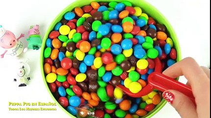 Escondite Del Juego Con M&M Y Peppa Pig Juguetes