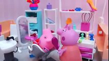 juegos didacticos para niños Peppa Pig Hace el Corto de Pelo en la Peluquería de Mama Pig