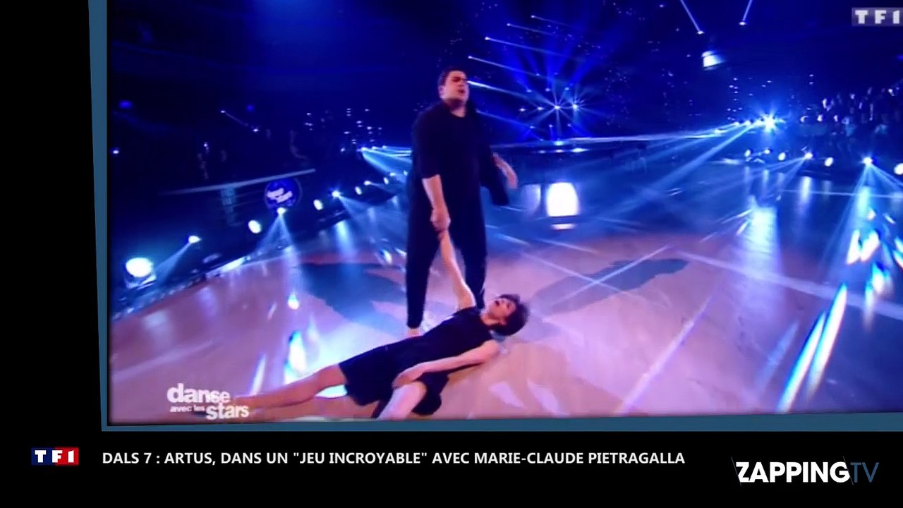 DALS 7 : Artus, dans "un jeu incroyable" pour sa danse avec Marie-Claude Pietragalla (vidéo)