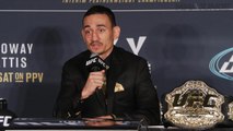 Interim champ Max Holloway ready for all comers after UFC 206, though family time comes first