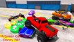 Monster Truck 2 Dinsey Pixars Nursery Rhymes Kids Songs Lantern Spider Cars Man Childrens Songs