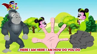 Finger Family | Mickey Mouse (Masha) Vs Gorilla Finger Family
